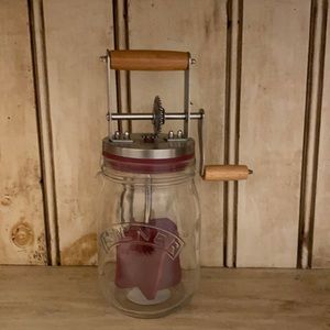 Kilner butter churn